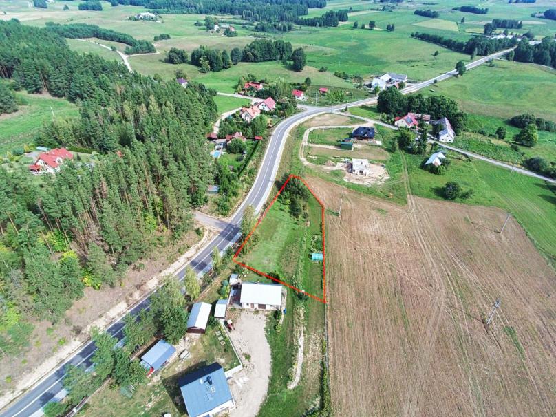 Działka budowlana 1863 m2, Lipniak, gm. Suwałki
