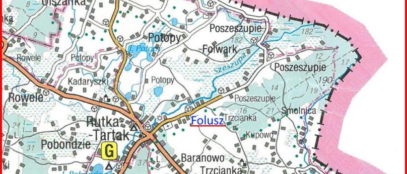 Działka pod zabudowę Folusz, gm Rutka Tartak