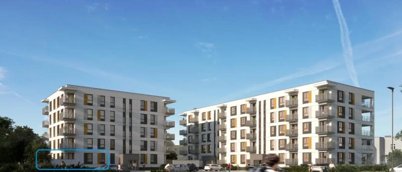 Apartament z prywatnym ogrodem, 60,53 m2, ul. Putry, Suwałki