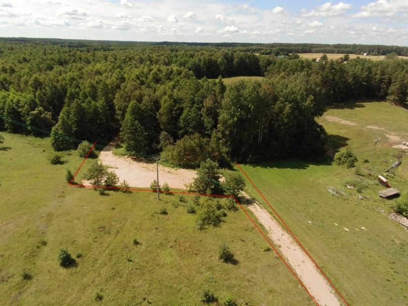 Działka pod zabudowę, 1,5 ha Dubowo gm. Sejny