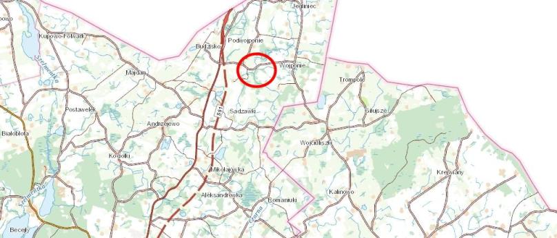 Wojponie gm. Szypliszki, działka rolna 5.4024 ha