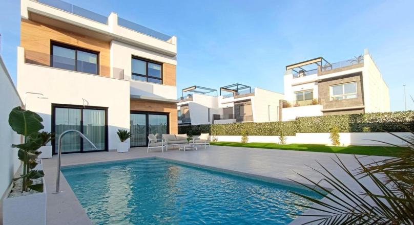 Benijófar, Costa Blanca - Hiszpania - Luksusowe nowe wille w zabudowie bliźniaczej  