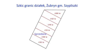 Działki budowlane Żubryn gm. Szypliszki