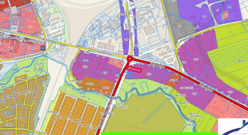 Sejneńska m. Suwałki, Działka usługowo-produkcyjna