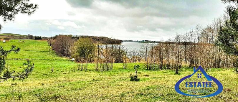 Wiżajny, działka z linią brzegową- Suwalszczyzna.