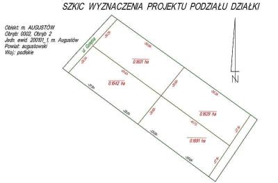 Działki Augustów, oś. Glinki ul. Gołębia