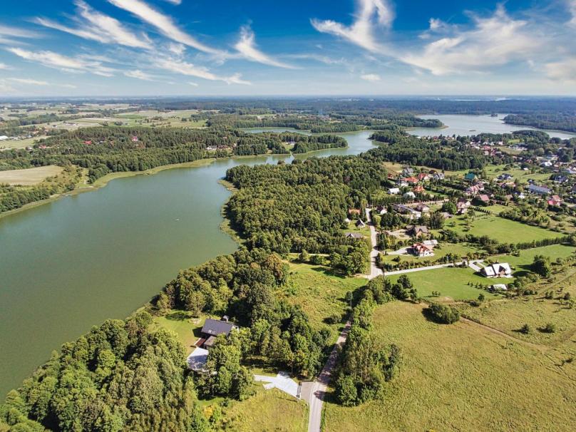 Dom w Suwałkach, linia jez.  Dąbrówka 1.2 ha