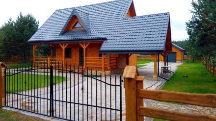 Serwy, atrakcyjny dom drewniany 90m2