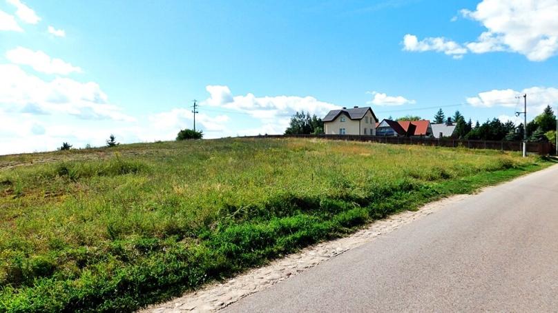 Krzywe, ładna działka budowlana 2200 m2 gm. Suwałki