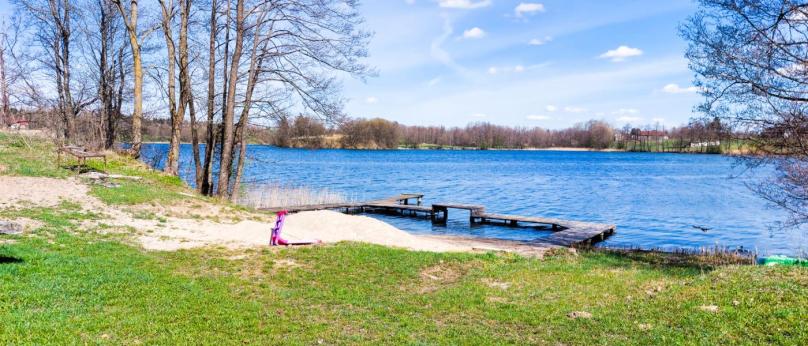 Dom z linią brzegową,  Filipów - jez. Białe Filipowskie