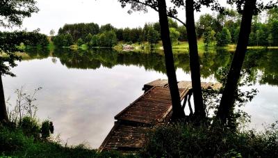 Działka nad jeziorem, Bolesty gm Raczki